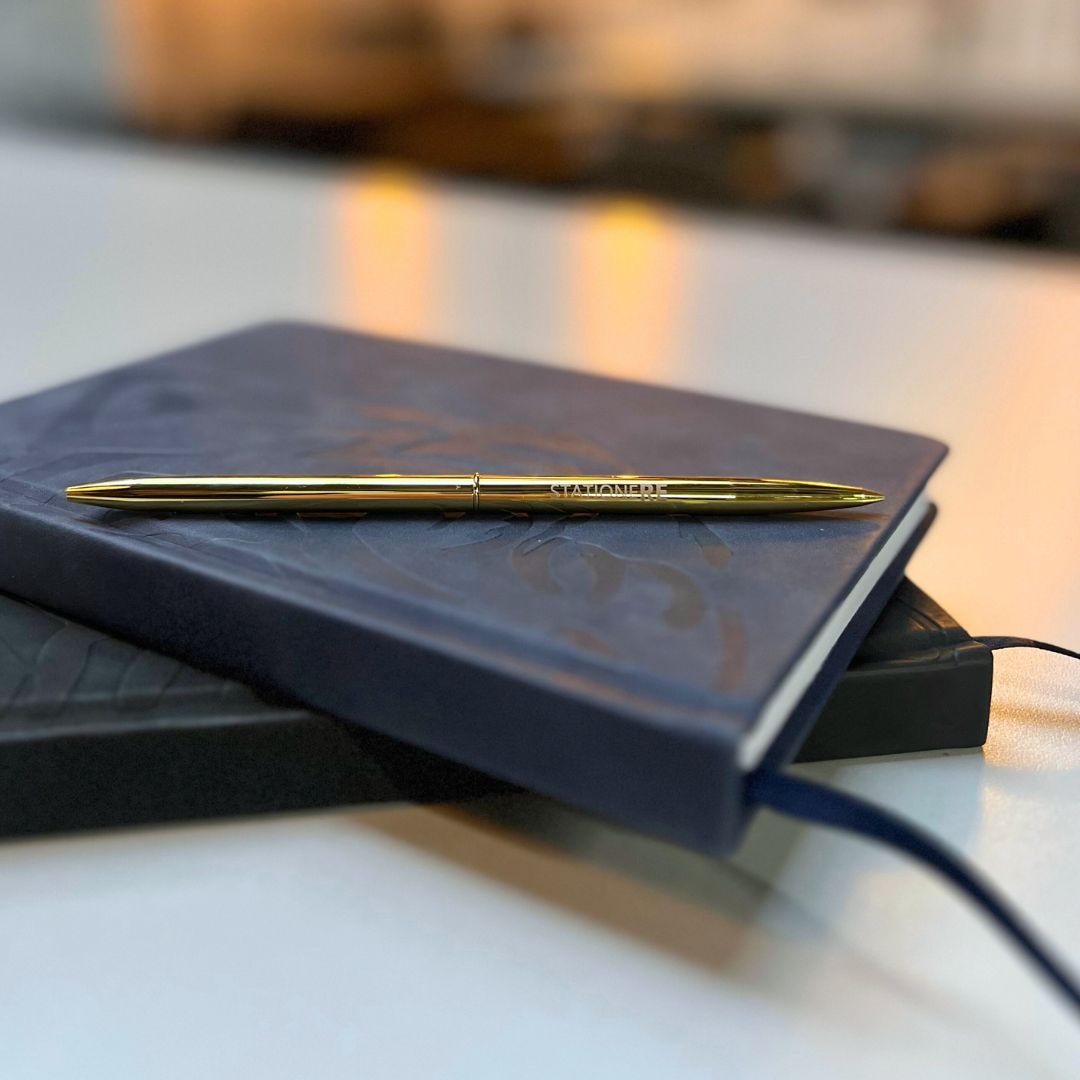 Slim Ballpoint Gold Pen