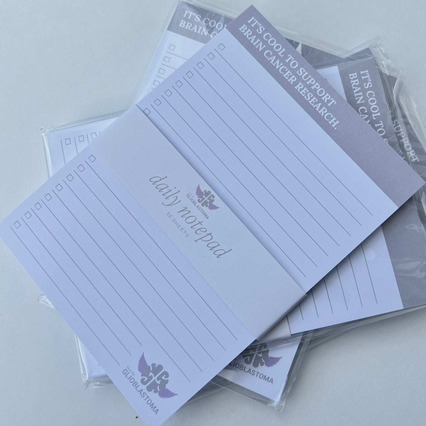 Gray for Glioblastoma Notepad